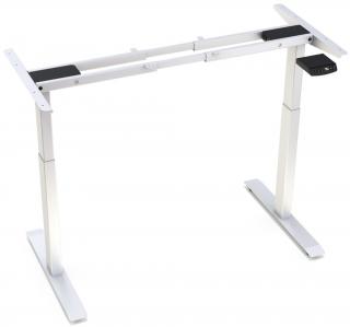 Elektricky výškově nastavitelná konstrukce stolu Hi5 - 2 segmentová, paměťový ovladač Barva konstrukce: bílá