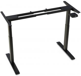 Elektricky výškově nastavitelná konstrukce stolu Hi5 - 2 segmentová, paměťový ovladač Barva konstrukce: černá