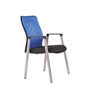 Ergonomická jednací židle OfficePro Calypso Meeting  5 barev Barva: modrá