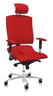 Ergonomická kancelářská židle Asana Architect  11 barev Barva čalounění: Eko kůže Červená 582