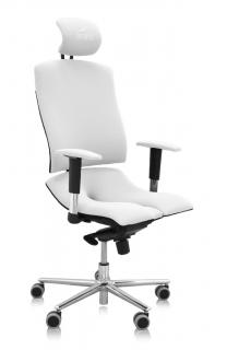 Ergonomická kancelářská židle Asana Architect  11 barev Barva čalounění: Látka Atlantic Bílá 60063