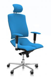Ergonomická kancelářská židle Asana Architect  11 barev Barva čalounění: Látka Atlantic Modrá 66086