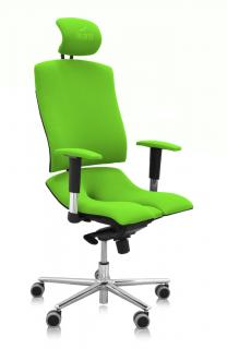 Ergonomická kancelářská židle Asana Architect  11 barev Barva čalounění: Látka Atlantic Zelená 68099