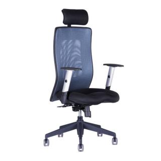 Ergonomická kancelářská židle OfficePro Calypso Grand  5 barev Barva: antracitová, Opěrka hlavy: s opěrkou