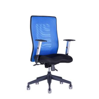 Ergonomická kancelářská židle OfficePro Calypso Grand  5 barev Barva: modrá, Opěrka hlavy: bez opěrky