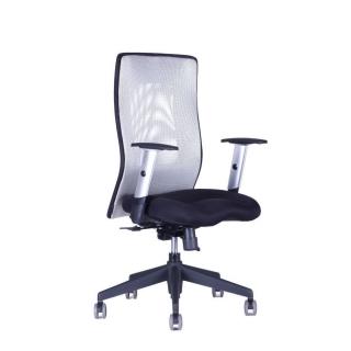 Ergonomická kancelářská židle OfficePro Calypso Grand  5 barev Barva: šedá, Opěrka hlavy: bez opěrky