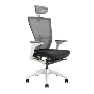 Ergonomická kancelářská židle OfficePro Merens White  3 barvy Barva: černá, Opěrka hlavy: s opěrkou **
