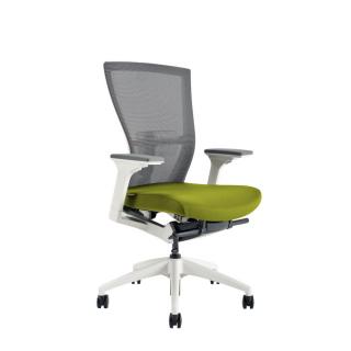 Ergonomická kancelářská židle OfficePro Merens White  3 barvy Barva: zelená, Opěrka hlavy: bez opěrky