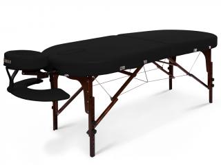 Fabulo, USA Dřevěný masážní stůl Fabulo DIABLO Oval Set (192x76cm, 4 barvy) Barva: černá
