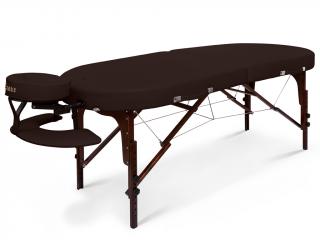 Fabulo, USA Dřevěný masážní stůl Fabulo DIABLO Oval Set (192x76cm, 4 barvy) Barva: čokoládová