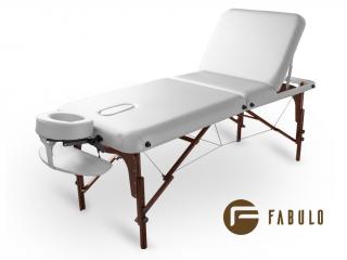 Fabulo, USA Dřevěný masážní stůl Fabulo DIABLO Plus Set (192x76cm, 4 barvy) Barva: bílá
