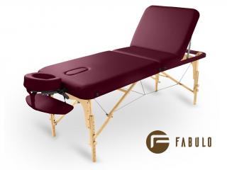 Fabulo, USA Dřevěný masážní stůl Fabulo GURU Plus Set (192x76cm, 8 barev) Barva: bordová