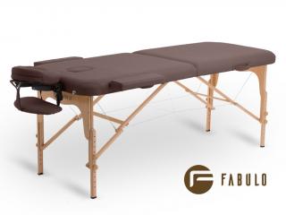 Fabulo, USA Dřevěný masážní stůl Fabulo UNO Set (186x71cm, 9 barev) Barva: čokoládová