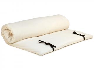 Futon Bodhi Welltouch se snímatelným potahem - 6vrstvý  od 200*100*7 cm | 12 barev Barva: ecru (naturální), Rozměry: 200 x 100 cm