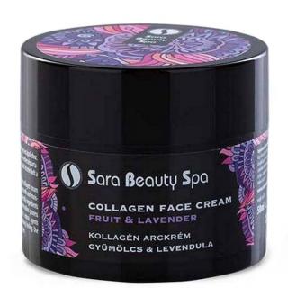 Kolagenový pleťový krém Sara Beauty Spa - Ovoce a Levandule  50 ml