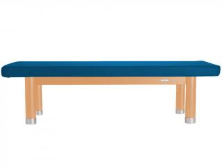 Luxusní thajské masážní lehátko Clap Tzu AMBRA Thai  202*115 cm | 60 kg | 13 barev Barva čalounění: PU - azurová (azure), Barva konstrukce: olejovaný…