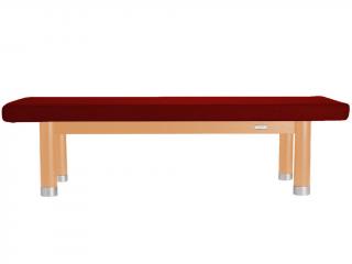 Luxusní thajské masážní lehátko Clap Tzu AMBRA Thai  202*115 cm | 60 kg | 13 barev Barva čalounění: PU - vínová (wine red), Barva konstrukce:…