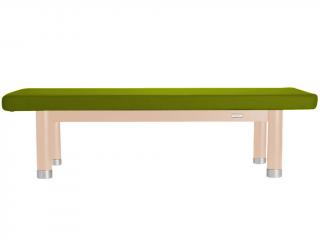 Luxusní thajské masážní lehátko Clap Tzu AMBRA Thai  202*115 cm | 60 kg | 13 barev Barva čalounění: PU - zelená (grass), Barva konstrukce: lakovaný…