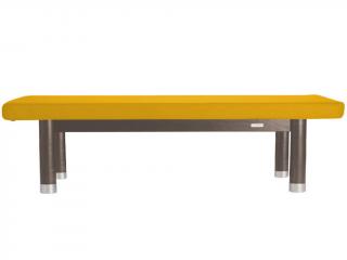 Luxusní thajské masážní lehátko Clap Tzu AMBRA Thai  202*115 cm | 60 kg | 13 barev Barva čalounění: PU - žlutá (sun), Barva konstrukce: lakovaný…