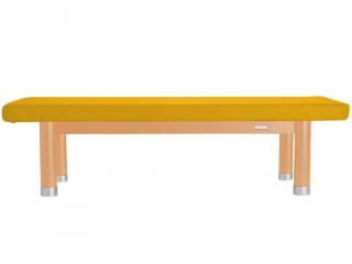 Luxusní thajské masážní lehátko Clap Tzu AMBRA Thai  202*115 cm | 60 kg | 13 barev Barva čalounění: PU - žlutá (sun), Barva konstrukce: olejovaný buk,…