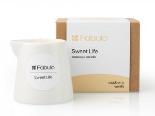 Masážní svíčka Fabulo - Sladký život  120 ml