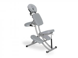 Masážní židle HABYS® Prestige-Reh  6 barev Barva: světle šedá (#29) - Vinyl Flex, Regulace výšky: pístová