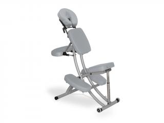 Masážní židle HABYS® Prestige-Reh  6 barev Barva: světle šedá (#29) - Vinyl Flex, Regulace výšky: teleskopická