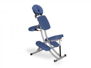 Masážní židle HABYS® Prestige-Reh  6 barev Barva: tmavě modrá (#12) - Vinyl Flex, Regulace výšky: pístová