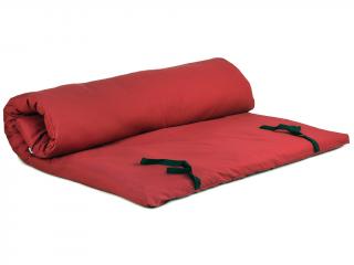 Matrace na masáž Bodhi Shiatsu Futon (S-L) s odnímatelným potahem  od 200*100*6 cm | 12 barev Barva: bordová (burgundy), Rozměry: 200 x 140 cm