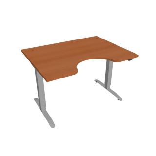 Office Pro psací stůl Hobis Motion MS ERGO 2 Barva desky: třešeň, Barva kovu: šedá RAL 9006, Šířka: 120 cm