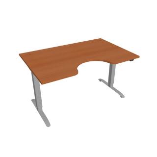 Office Pro psací stůl Hobis Motion MS ERGO 2 Barva desky: třešeň, Barva kovu: šedá RAL 9006, Šířka: 140 cm