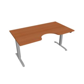 Office Pro psací stůl Hobis Motion MS ERGO 2 Barva desky: třešeň, Barva kovu: šedá RAL 9006, Šířka: 160 cm