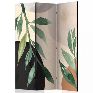 Paraván Fabulo 3-dílný - Harmonie přírody  172 x 135 cm | stejný design na obou stranách