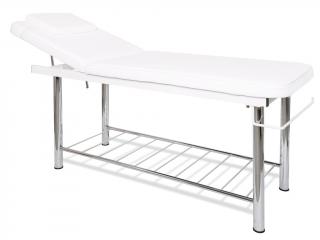 Pevné masážní a kosmetické lehátko Fabulo Simple  183*63 cm | 28 kg | bílá
