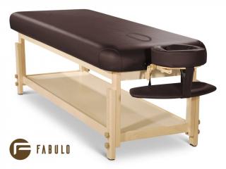 Pevné masážní lehátko Fabulo SPA Lux V1 Set  192*76 cm | 30 kg | 3 barvy Barva: čokoládová