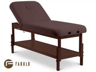 Pevné masážní lehátko Fabulo SPA Lux V2 Dark Set  od 192*76 cm | 33 kg | 2 barvy Barva čalounění: čokoládová, Šířka lehátka: 76 cm