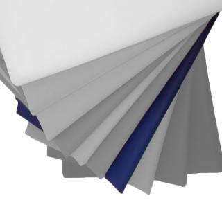 Plachta na masážní stůl z lisovaného vlákna Barva: modrá