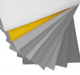 Plachta na masážní stůl z lisovaného vlákna Barva: žlutá