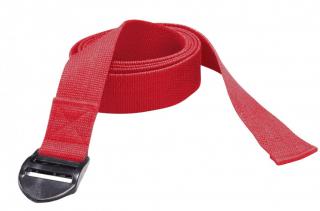 Popruh na jógu Trendy Yoga Belt s plastovou sponou Barva: červená