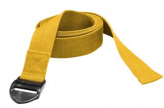 Popruh na jógu Trendy Yoga Belt s plastovou sponou Barva: žlutá