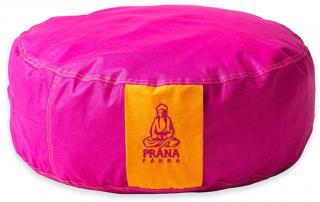 Potah 2v1 na meditační polštář PRÁNA  4 barevné kombinace + Dárek: ubrousek na zachytávání barev Barva: růžová + oranžová