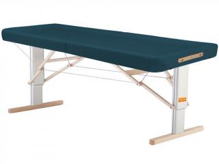 Přenosné elektrické masážní lehátko Clap Tzu Linea Ayurveda  192*80 cm | 30 kg | 13 barev Barva: PU - modrá (saphir), Doplňky: síťové napájení + nožní…