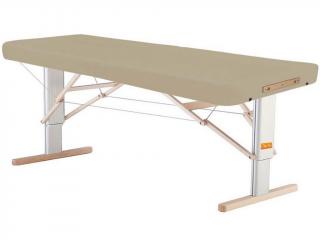 Přenosné elektrické masážní lehátko Clap Tzu Linea Ayurveda  192*80 cm | 30 kg | 13 barev Barva: PU - perlová (pearl), Doplňky: akumulátorové napájení