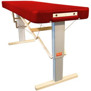 Přenosné elektrické masážní lehátko Clap Tzu Linea Wellness  od 192*75 cm | 29 kg | 13 barev Barva: PU - vínová (wine red), Doplňky: akumulátorové…