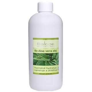 Saloos Aloe Vera masážní olej - bio olejový extrakt  250 ml | 500 ml Objem: 500 ml