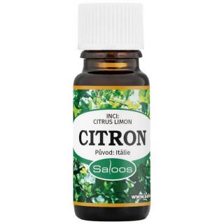 Saloos esenciální olej Citrón 10 ml Objem: 10 ml