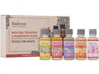 Saloos kouzlo relaxace - sada bio tělových a masážních olejů