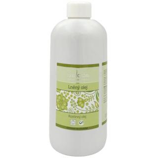 Saloos rostlinný masážní olej - Lněný Objem: 500 ml