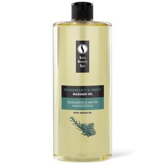 Sara Beauty Spa přírodní rostlinný masážní olej - Rozmarýn-Máta  250 ml | 1000 ml Objem: 1000 ml
