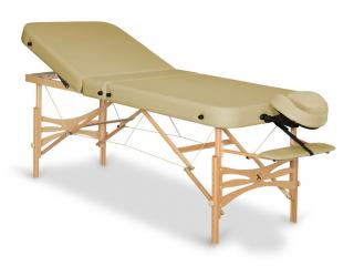 Skládací masážní lehátko HABYS® Gallo Plus Barva: béžová (#33) - Vinyl Flex, Velikost a barva rámu: 200x76cm - buk světlý